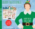 Buddy the Elf Bingo Game, Buddy the Elf Bingo, Christmas Bingo, Elf Christmas Movie, The Elf Bingo Game, Buddy the Elf