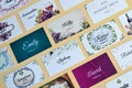 Personalized Printed Wedding Place Cards, Custom Name Tags, Table Cards for Events, Dinner Party Decor, Guest Seating Cards, Reception Ideas