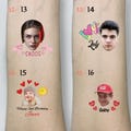 Personalized Party Tattoo Stickers with Face, Best Man Custom Tattoo Stickers, Birthday Party Surprise for Boyfriend, Funny Bridesmaid Gifts