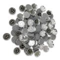 Smiley Face Acrylic Confetti, Pack of 100 Pieces - Laser Cut Silver Mirror Acrylic Party Table Scatter Decoration