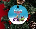 Personalized Monster Inc Ornament, Monster Inc Christmas Ornament, Disney Monster Inc, Monster University CYLN53
