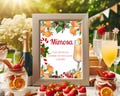 Christmas Mimosa Bar Sign, Christmas Party Printable Bar Sign, Mimosa Drinks Station Frame, Instant Download, Christmas Dinner Decor, CHR000