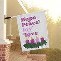 Advent Flag, Advent Banner, Advent Decor, Catholic Flag, Catholic Christmas Decor, Advent Decoration, Catholic Home Decor, Catholic Decor