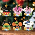 Personalized Mickey and Friends Ornament Very Merrytime Cruises Disney Christmas Magnet, Christmas Lights Family Cruise Ship BYKD11
