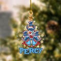 Personalized Disney Stitch Christmas Ornament, Lilo Stitch Ornament, Lilo and Stitch Orna, Stitch Tree Hanging Stitch and Angel Orna D1KF17