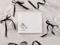 Whimsical Handwritten Couple Name Napkins | Calligraphy | Simplistic Script | Bachelorette Party | Beverage, Cocktail or Luncheon Napkins
