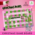 Grinchmas Bishes | Christmas Game Board | Holiday Game Board Template | Instant Download Game Board