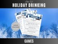 Christmas Party Drinking Games - Ready to Print & Play! Instant Download Holiday Games great for Adults, Friendmas or Office Parties!