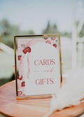 Berry Sweet Cards and Gifts Sign Strawberry Baby Shower Sign Berry Sweet 1st Birthday Pink Coquette Bow Baby Shower DOWNLOAD SB8