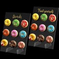 2 Pack Donut Stand Display Holder - Large 13.78 x 9.84 Inch Acrylic Donut Display for Weddings, Parties, Birthdays & Events