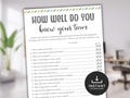 Get to Know your Team, Ice breaker, Team Building Activity, Coworker Printable Game, Office Party, Work Quiz, Team Survey