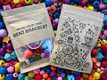 Make Your Own Wooden Bead Bracelet Kit For Kids | DIY Colorful Chunky Wooden Beads | Friendship Bracelet | Party Favors | DIY Jewelry Kit