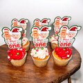 Oh what fun it is to be one | Christmas first birthday cupcake toppers | Party supplies and decorations | Personalized and customized |