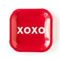 XOXO Valentine's Plate