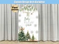 Baby It's Cold Outside Baby Shower Arch Backdrop Cover Stand Christmas Tree Winter Wonderland Custom Girl Rustic Party Birthday Chiara Wall