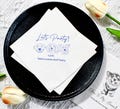 Custom Pet Face Cocktail Napkins,Illustrated Dog Wedding Napkins,Custom Cat Portrait Napkins Engagement Party Decorations