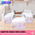 Swiftie Editable Gable Box Label, In my birthday Era Treat Box Label, Custom Treat Box Party Favors, Sticker Labels Template, Digital File