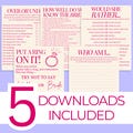 Printable Bridal Shower Game for Bridal Party Fun Downloadable Bride Questionnaire Printable Bride Trivia Instant Download Bridal Shower Fun