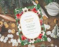 Christmas Party Invitation, Holiday Party Invite, Adult Holiday Party Invite, Christmas Dinner Party, Holiday Gathering, X-mas Cocktails 376