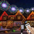 5 Pack 1000 LED Plug in Firework Lights Starburst Lights for Christmas Garden/Patio/Wedding/Party/Bedroom Outdoor or Indoor Decor,Waterproof