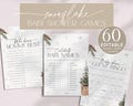 Merry Little Christmas Tree Baby Shower Game Bundle, Editable Gender Neutral Winter Wonderland Activity Pack, Beige Snowflake Sprinkle, CH75