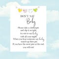Don't Say Baby PRINTABLE Baby Shower Game - Gender Neutral Baby Shower Game - Diapers And Wipes Shower