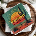 Trump Celebration Napkin, Inauguration Party Decor, Perfect for Events, Election Theme, Collectible Item, Bulk Orders Available