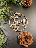 CHRISTMAS wood decor Christmas baubles personalized ornament laser cut names CHRISTMAS custom gift tags with name wood Christmas Decor