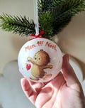 Christmas ball birth my 1st Christmas, Christmas decoration, Christmas tree, little bear