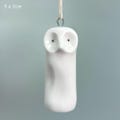Porcelain Owl  Hanger Decoration, Christmas Keepsake Gift, Home Decoration, Hanging Animal Porcelain, Perfect Gift Idea