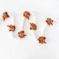 Felt Turkey Garland | Thanksgiving Garland | Turkey Felt Ball Garland | Thanksgiving Decorations | Thanksgiving Banner | Gobble Gobble