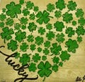 decoupage napkins, St Patrick’s day napkins, 3 individual Irish shamrock cocktail size napkins for decoupage scrapbook cardmaking crafting