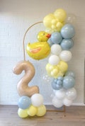 Yellow Duck Theme Kids Birthday Balloon Garland, Baby Duckling, Animal, Boy Baby Shower, One Lucky Duck 1st Bday, Farm Animal, Nursery Decor