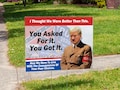 This Is Your Guy? |  Double Sided | Quick Turnaround | Anti-Trump Sign | Trump Fascist | Vote Blue | 24"x 18"