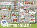 He’s A Mean One Party Favors Bundle, Printable, DIY, Instant Download, Chip Bag, Capri Sun, Rice Krispie, Water Bottle, hershey