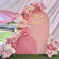 145 Pastel Pink Balloon Garland Kit Baby Shower Girl Boy 1st Birthday Gender Reveal Kids Party Decor Wedding Anniversary Boho Bridal Shower