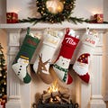 2025 Embroidered Neol Socks,Personalized Named New Year's Knitted Socks,Knitted Family Socks,Knitted New Year's Socks,Named New Year's Socks