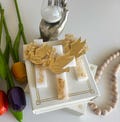 Personalized Baptismal Gifts, Baptismal Gifts, Epoxy Cross Magnet, Baptismal Dove Gifts, Baptismal Angel Gifts, Communion Gifts, Gold Cross