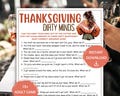 Dirty Minds Game, Thanksgiving Games, Friendsgiving Games, Ladies Night Games, Couple Game, Drinking Game, Bachelorette Game, Dirty Riddles