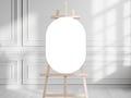 Blank Acrylic Oval Sign | A1 Size 59.4 x 84.1cm | DIY Signage | Wedding Event Engagement Business Birthday |