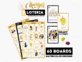 Loteria Año Nuevo, New Year Loteria, 60 Boards, New Year's Eve Party, Mexican New Year, New Year Bingo, , New Year 2025, Download and Print