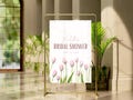 Floral Bridal Shower Sign digital for bridal shower welcome sign bridal shower decorations for bridal shower backdrop bridal shower signage