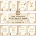 Editable Winnie the Pooh Baby Shower Signs A Little Hunny Is On the Way Baby Shower Signs Classic Winnie the Pooh Party Decorations