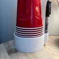 Party Cup Holder | Holder for Disposable Cups and Permanent Marker | Name Your Cup & Fill It Up