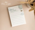 Guess the Mess Baby Shower Game Cards | Nappy Game | Up Up and Away | Hot Air Balloon | Blue | Baby Boy | Shower Games | UA103
