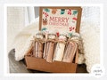 Merry Christmas Hot Cocoa Gift Set • Stocking Stuffer • White Elephant • Winter Care Package • Christmas Favor + Donation to Toys for Tots