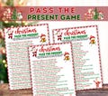 Pass the Present Christmas Party Game, Pass the Gift Game, Gift Exchange Game, Left Right Game Christmas Printable, Game for Adults Kids