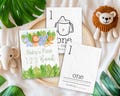 Safari Animal 123 Book Baby Shower Activity, Printable Baby Numbers Book, Jungle Baby's First 123 Book Coloring Pages 1st Birthday Gift SAF