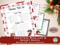 Secret Santa Questionnaire Printable Christmas Gift Exchange Secret Santa School Survey PDF