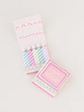 Happy Birthday Vintage Cake Printed 10 Stem Matchbooks